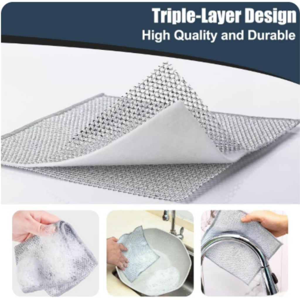 NON-SCRATCH WIRE DISHCLOTH | DEEP CLEANING