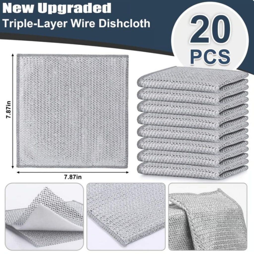 NON-SCRATCH WIRE DISHCLOTH | DEEP CLEANING