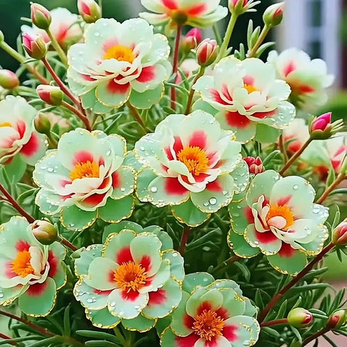 Golden Lace Portulaca Brilliant Double Bloom