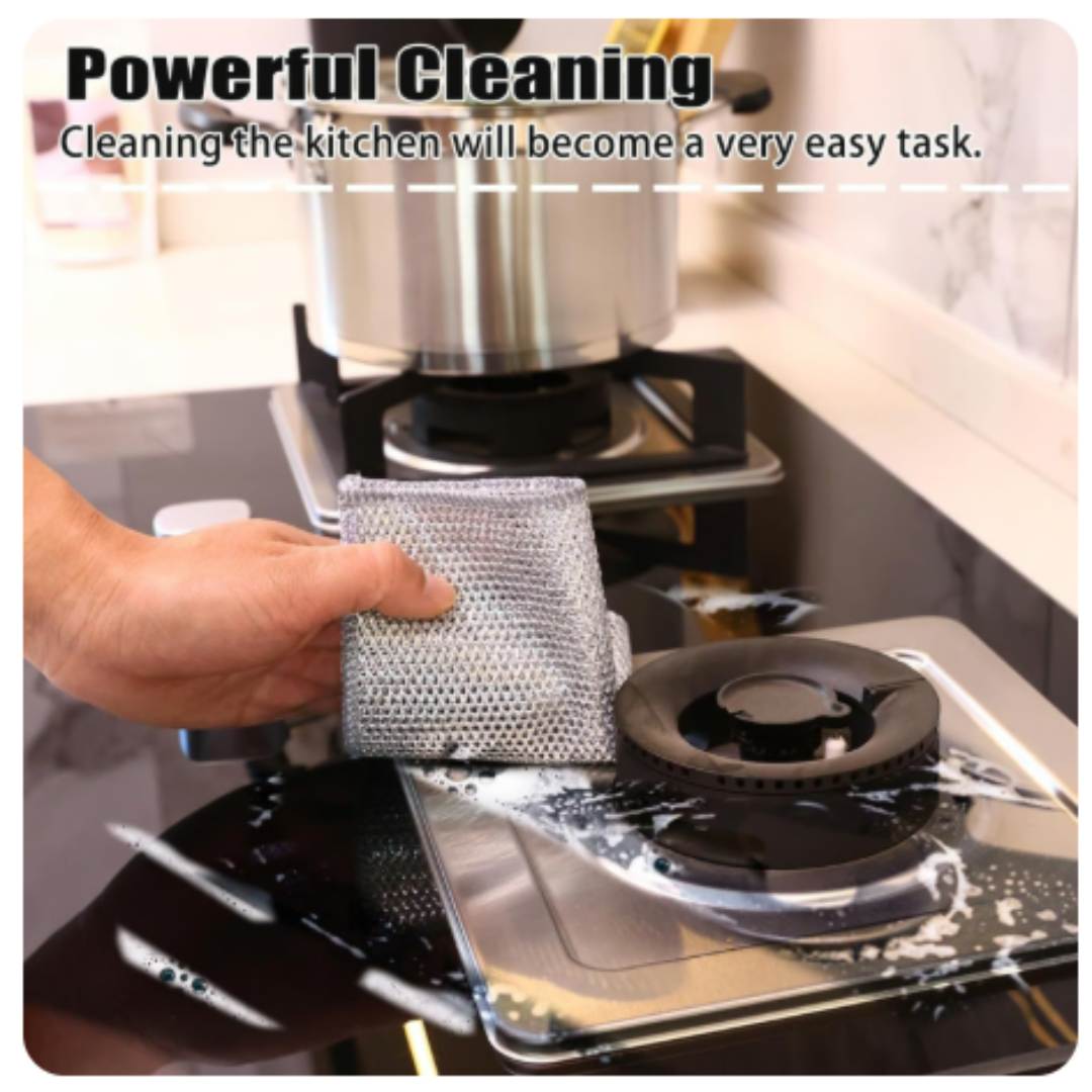 NON-SCRATCH WIRE DISHCLOTH | DEEP CLEANING