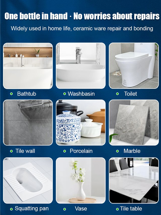 Tile and Ceramic Glaze Repair Paste