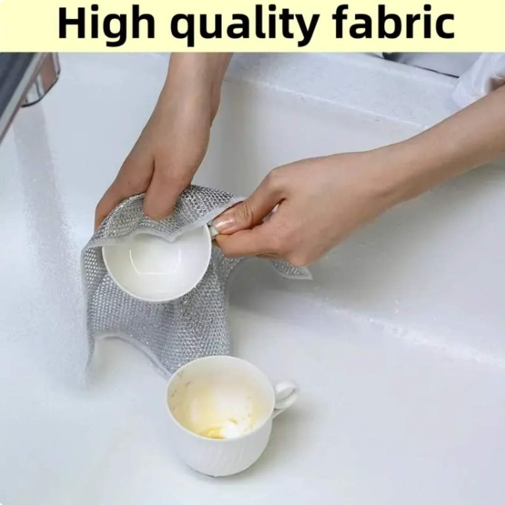 NON-SCRATCH WIRE DISHCLOTH | DEEP CLEANING