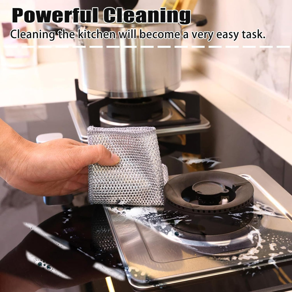 NON-SCRATCH WIRE DISHCLOTH | DEEP CLEANING
