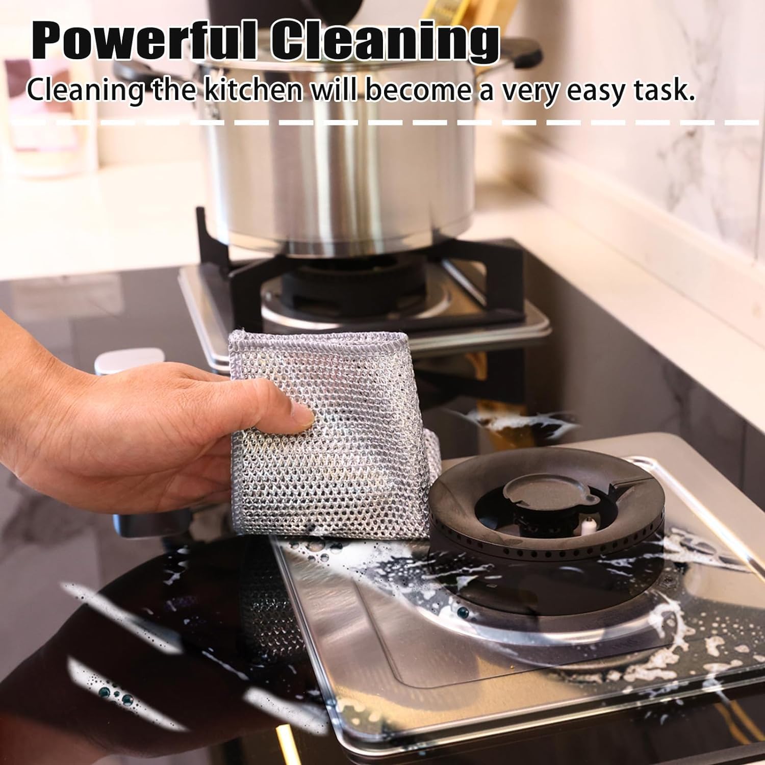 NON-SCRATCH WIRE DISHCLOTH | DEEP CLEANING