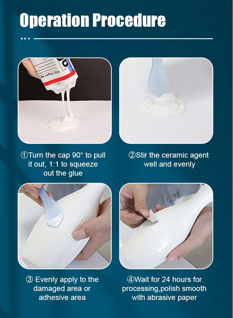 Tile and Ceramic Glaze Repair Paste