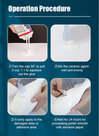 Tile and Ceramic Glaze Repair Paste