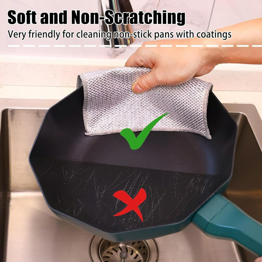 NON-SCRATCH WIRE DISHCLOTH | DEEP CLEANING
